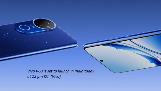 Vivo V60 is set to launch in India today at 12 pm IST. (Vivo)